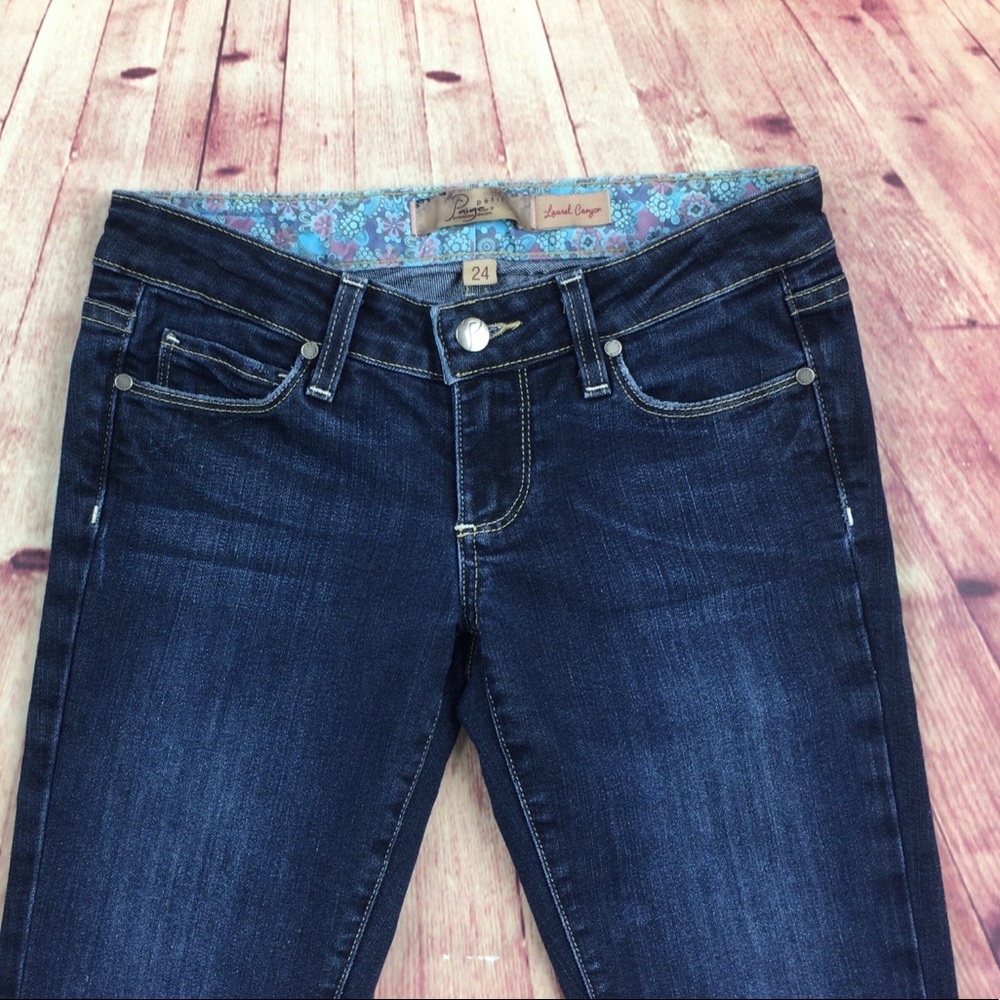 Paige Laurel Canyon bootcut Jean size 24P - Picture 2 of 8